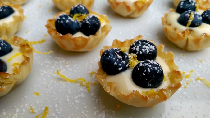 Perfect Mini Lemon Blueberry Tartlets - COVER